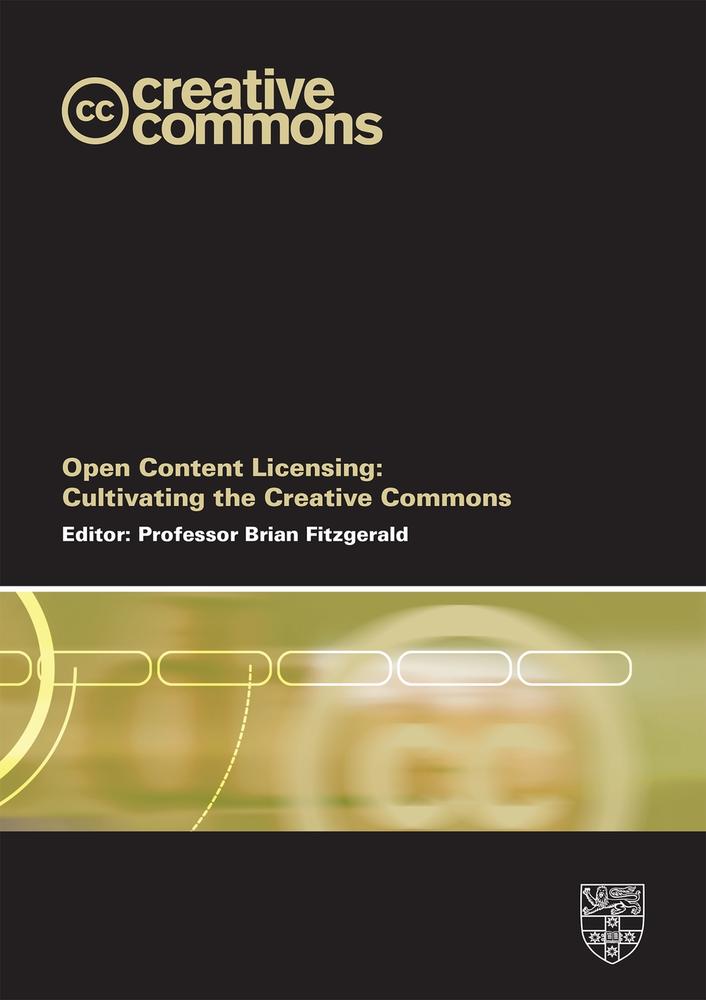 Cover: Open Content Licensing edited by Brian Fitzgerald