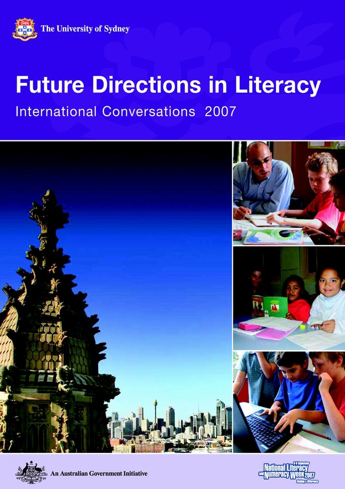 Cover: Future Directions in Literacy edited by Alyson Simpson