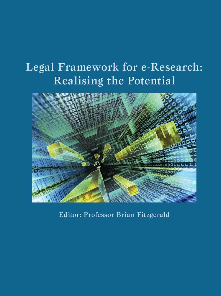 Cover: Legal Framework for e-Research edited by Brian Fitzgerald