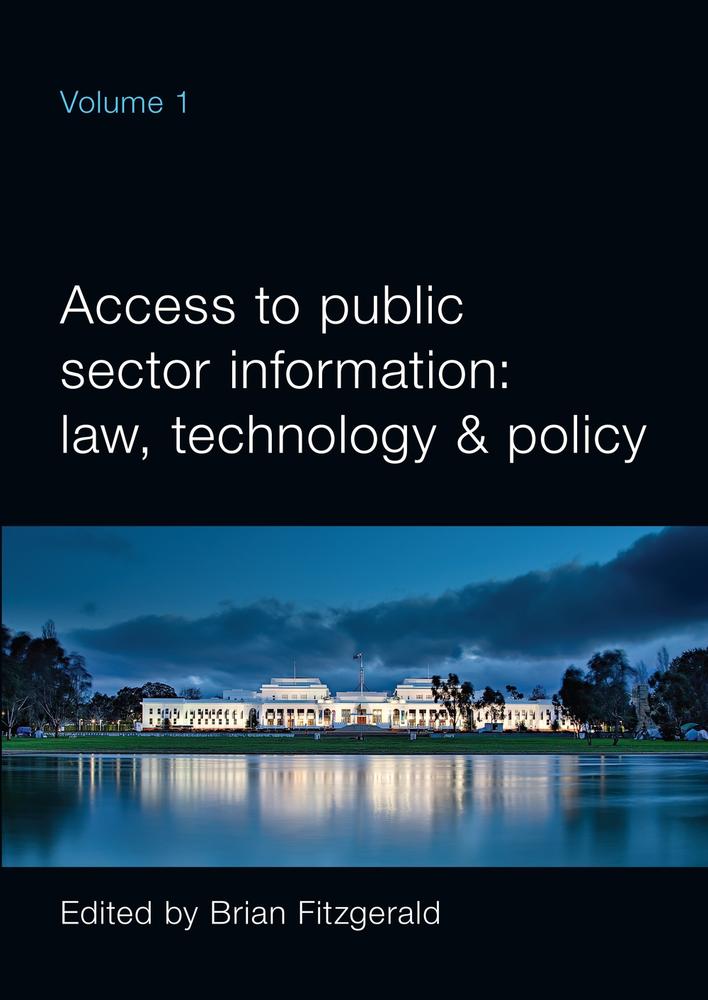 Cover: Access to Public Sector Information Volume 1 edited by Brian Fitzgerald
