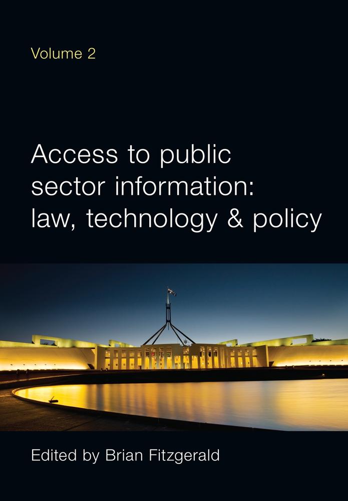 Cover: Access to Public Sector Information Volume 2 edited by Brian Fitzgerald