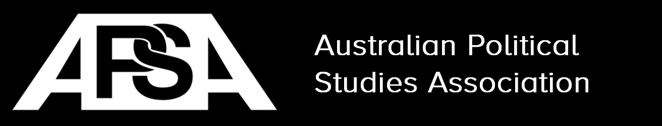 A logo of of the Australian Political Studies Association.